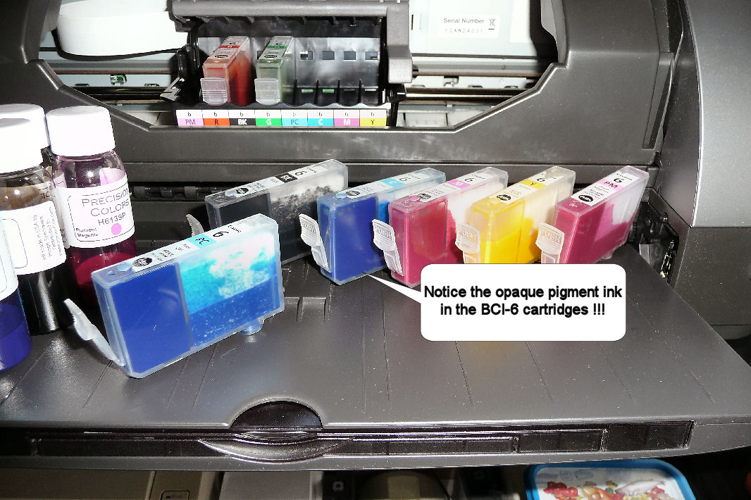The Ultimate pigment ink test in Canon i9950 A3+ dye ink printer
